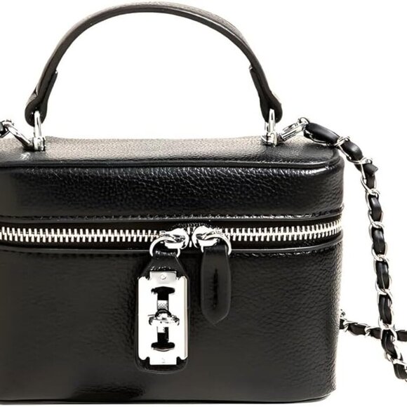 Handbags - Women Small Leather Crossbody Bag 3-in-1 Stylish Purse Organizer